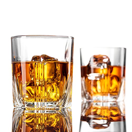 Whiskey Glass Set, Italian Crafted Whiskey Glasses 6 piece Exquisite Cocktail Glasses For Whiskey, Bourbon, Scotch, Cocktails Alcohol, Etc. | 9.5 Oz. Drinking Glasses (6 Whiskey Glasses) - Thumbnail 3