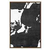 SIGNWIN Framed Canvas Wall Art Black and White Style Canvas Prints Home Artwork Decoration for Living Room,Bedroom - 16