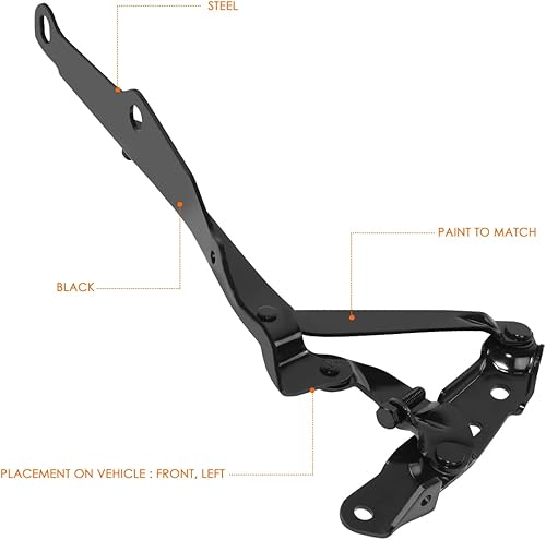 Miniatura 4 de Izquierdalado del conductor Bisagra de capó frontal estilo fábrica compatible con Chrysler 300Dodge Challenger Charger 05-14