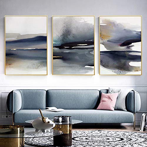 Impression sur toile abstraite déco salon minimaliste 60x90
