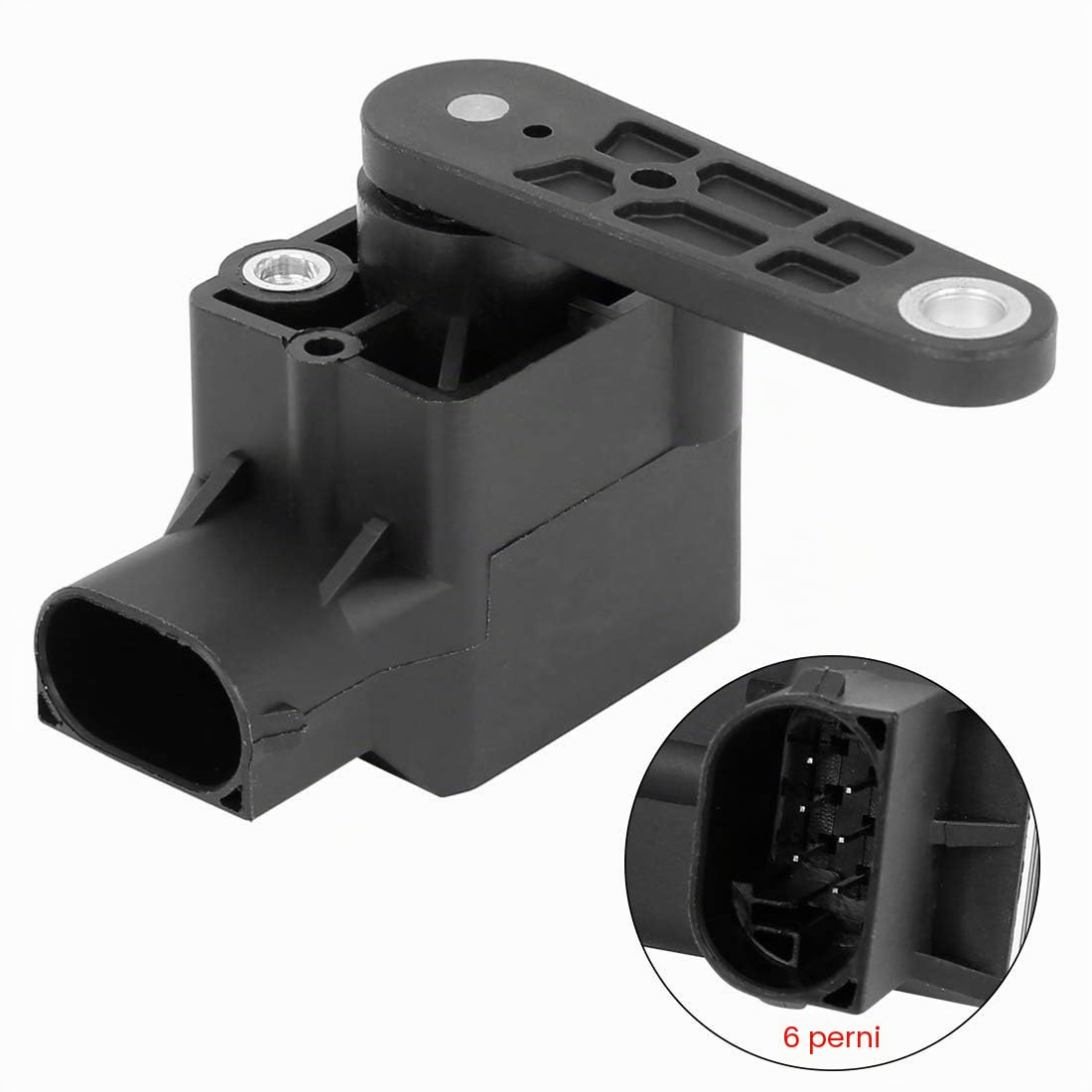 Sensore di livello di altezza nero per BMW E46 E38 E39 E60 E61 1997-2010 37141093697 37140141444
