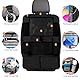 Chumix Auto Organizer Kinder, 2 Stück Rückenlehnenschutz Auto Kinder 600D Oxford Tuch, Autositz Organizer mit 10 Zoll Tablet-Tasche und 10 Taschen, Trittfest und Pflegeleicht für Autositze, Schwarz