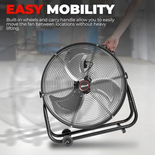 XtremepowerUS 92024 24-Inch Drum Fan, view 4