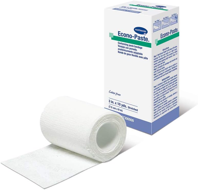 Conforming Dressings Econo-paste® Zinc Oxide Paste Cotton 4 Inch X 10 Yard Nonsterile Case of 12