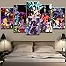 5 Piezas Lienzos Cuadros Pinturas Dibujos Animados Dragon Ball Goku Super Saiyan...