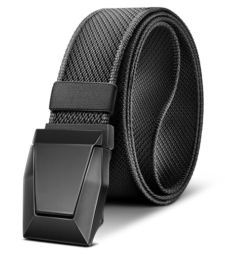 Tactical Belt for Men, Men Stretch Nylon Web Gift Belt 1.5