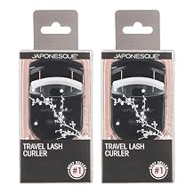 JAPONESQUE Travel Eyelash Curler Black, 2 Pack