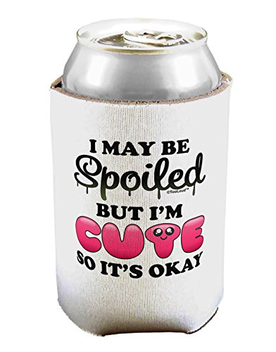 TOOLOUD Spoiled But Cute Pink Can/Bottle Insulator Cooler - 2 Pack