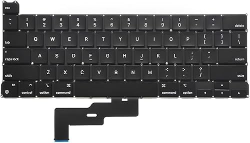 ICTION Nuevo teclado A2338 de repuesto estándar de EE. UU. para MacBook Pro Retina de 13 pulgadas M1 A2338 a finales de 2020
