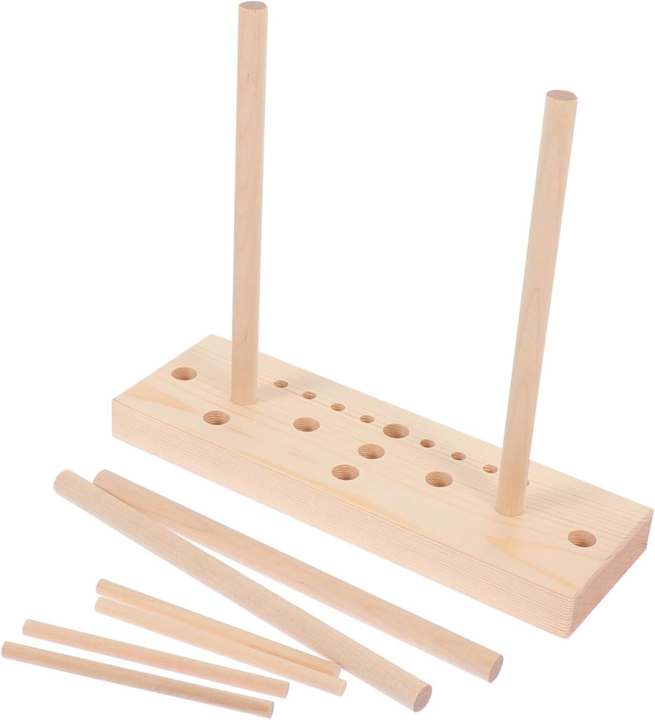 GLSTOY 1set Wooden Bow Maker Tool for DIY Ribbon Bows Multi-Purpose Wreath Making Supplies for Crafts and Party Decorations