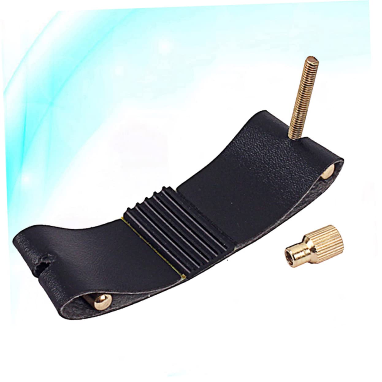 BESPORTBLE Alto Saxophone Mouthpiece Clip with for Easy Installation Flute Head Cards for Beginners Durable Material for Better Sound Performance Black