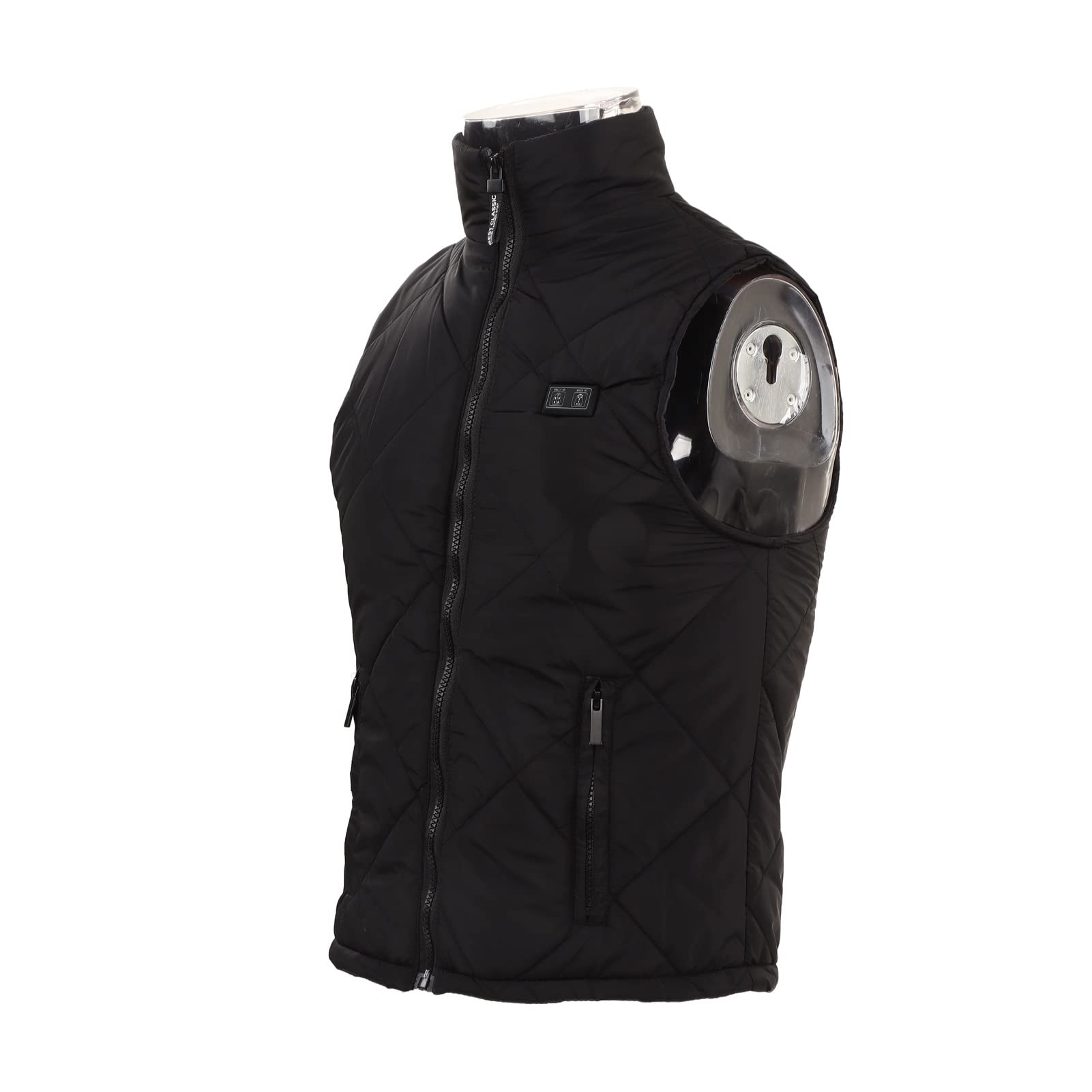 Veste Chauffante électrique pour Enfants, Veste Chauffante USB 13 Zones, Parfaite pour les Activités de Plein Air et les Loisirs à la Maison, Noir