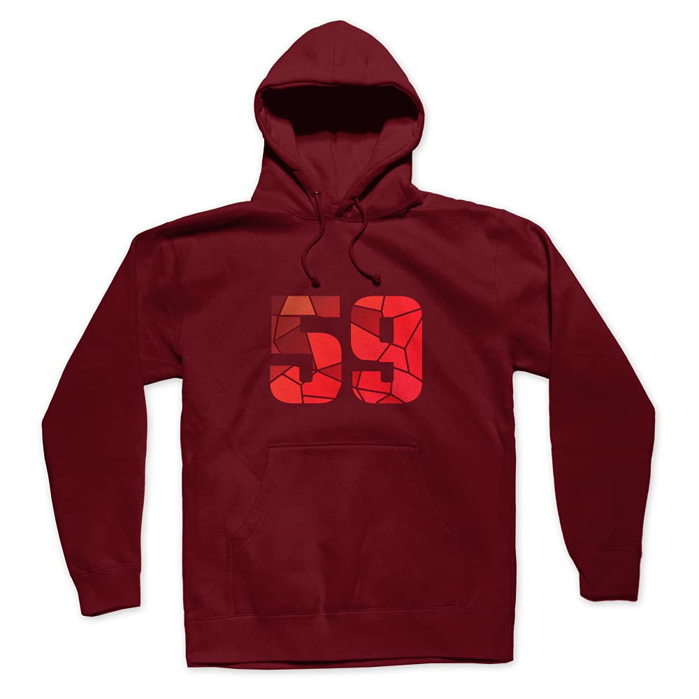 Sweat à capuche bordeaux style urbain pour vos sorties décontractées
