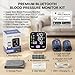 Andesfit Automatic Bluetooth Blood Pressure Monitor - Home Use with 17