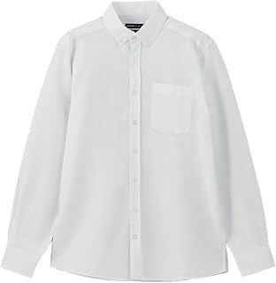 قميص بقصة عادية وأكمام طويلة للرجال من ال سي وايكيكي