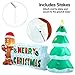 Joiedomi 10 FT Christmas Inflatable Gingerbread Man & Christmas Tree, Holiday Inflatable Outdoor Decoration with Build-in LEDs Blow Up for Xmas, Party Indoor, Outdoor, Yard, Garden, Lawn Décor