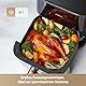 Mova AeroChef FD10 Pro Heißluftfritteuse, schnelles knuspriges Garen, ölfreie Fritteuse, große 6 Liter Heißluftfritteuse, Warmluftzirkulation, Innenraum aus Metall, Black