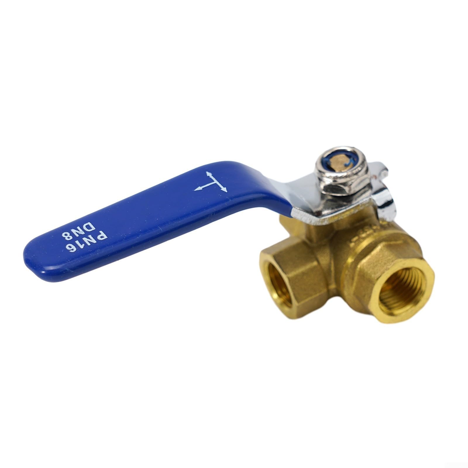 Valvola A Sfera In Ottone A 3 Vie L/T 1.6MPa - Filettata ISO 228 Per Acqua, Olio, Gas (DN25 1 Pollice)