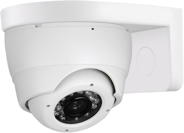 Staffa di montaggio a parete per fotocamera a cupola plastica ABS compatibile con Hikvision e fotocamera Dahua