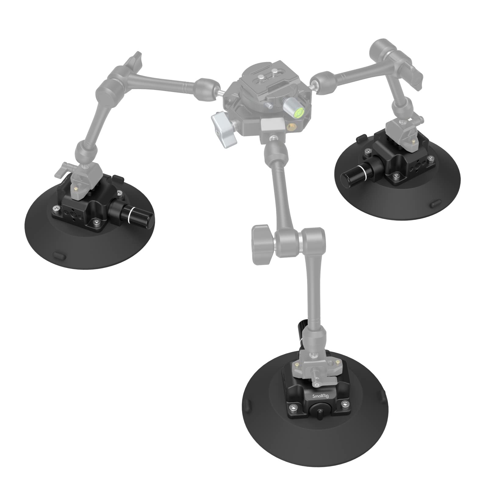 SMALLRIG Supporto per Fotocamera a Ventosa da 6'', Carico Massimo di 8 kg per Velocità Fino a 80 km/h (50 mph), Si Consiglia di Caricare Fino a 15 kg da Fermo - 4114