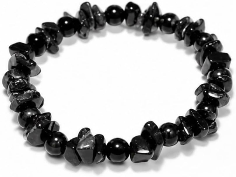 Black Tourmaline Obsidian Bracelet Fashion jewelry wellness crystal healing handcrafted accessory