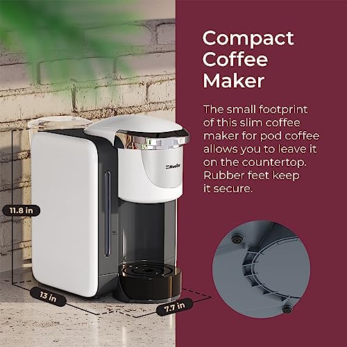 Mueller Single Serve Pod Compatible Coffee Maker Machine With 4 Brew Sizes, Rapid Brew Technology With Large Removable 48 Oz Water Tank #TOP2