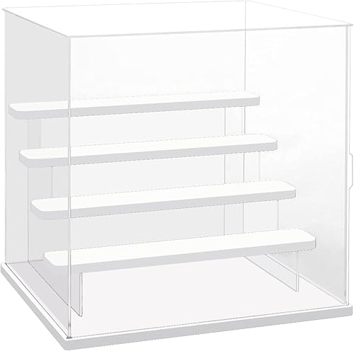 Miniatura 9 de Choowin Vitrina de acrílico transparente de 3 niveles para coleccionables, mini figuras, Pop Mart, Labubu, Sonny Angel, Smiski - Caja de exhibición
