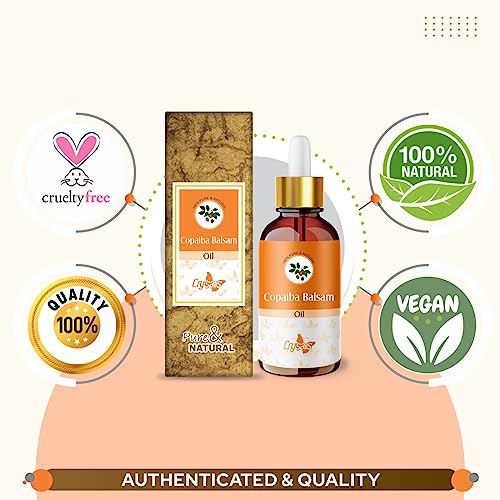Image of Crysalis Copaiba Balsam (Copaifera) Oil|100% Pure & Natural Undiluted Essential Oil Organic Standard For Skin & Haircare|Therapeutic Grade Oil, Healthy Skin & Hair, Dry Skin-30ML With Dropper