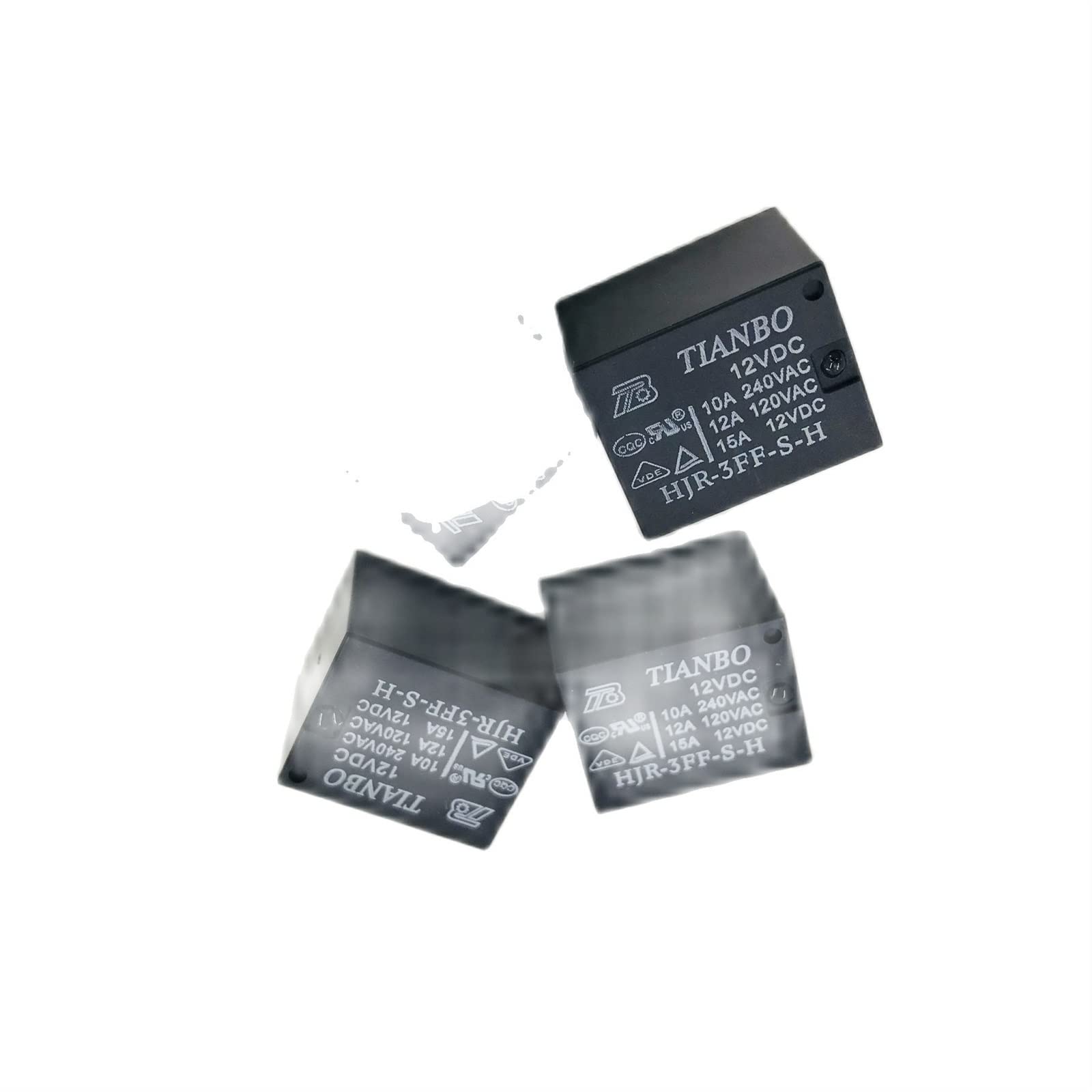 5PCS Relais HJR-3FF-SZ 5VDC 12VDC 24VDC 5PIN 7A/240VAC - Relais Compact Et Fiable Pour Automatisation