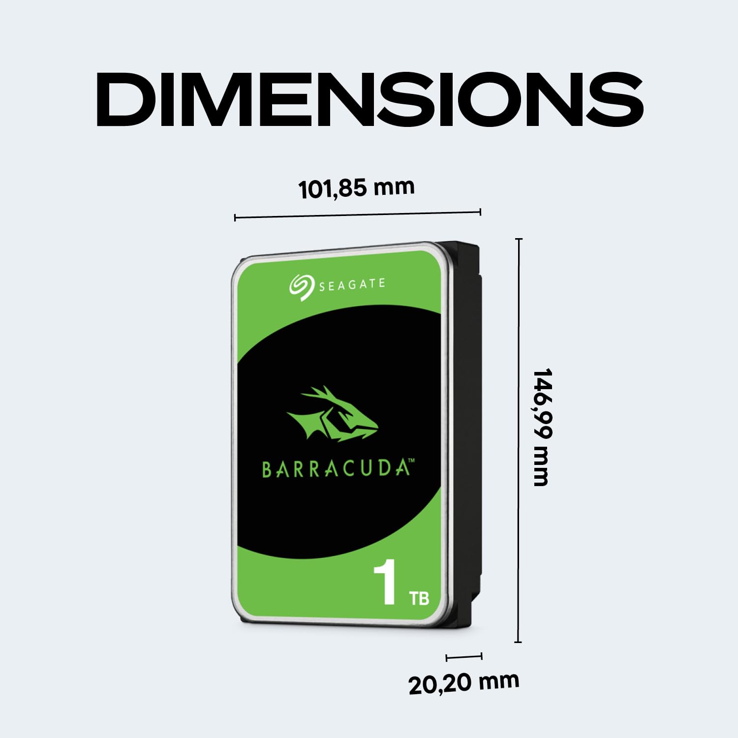 Amazon.com: Seagate BarraCuda 1TB Internal Hard Drive HDD – 3.5