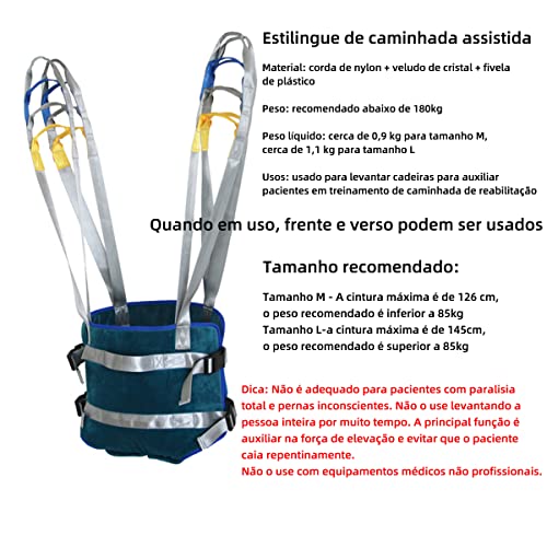 Auxiliares de caminhada para levantamento de pacientes com apoio de 4 pontos, auxílios de segurança