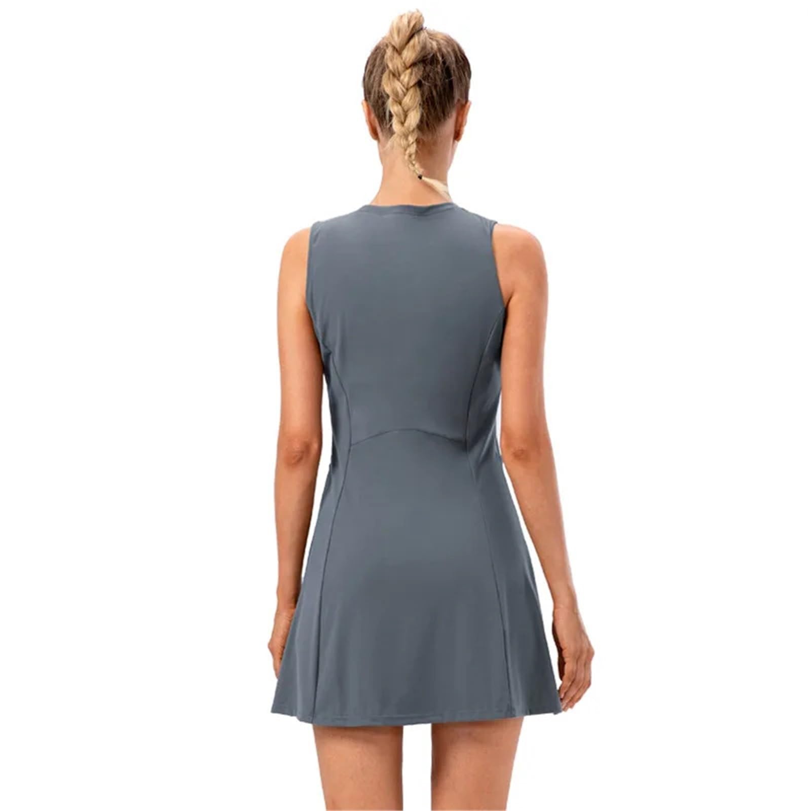 Vestito Tennis Donna Gonna Sportiva da Golf Casual Traspirante da Yoga e Fitness, in Un Unico Pezzo, for Abbigliamento da Donna per Tennis