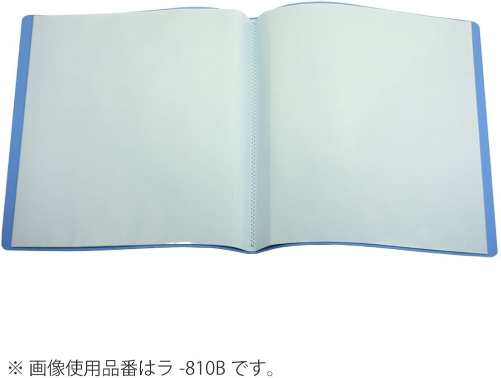 Amazon | コクヨ ファイル クリアファイル A5 40枚 青 ラ-822B