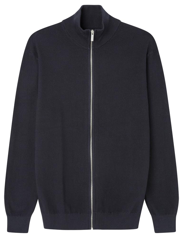 SPRINGFIELD Men's 4da Cardigan Estructura Daily, Navy, L