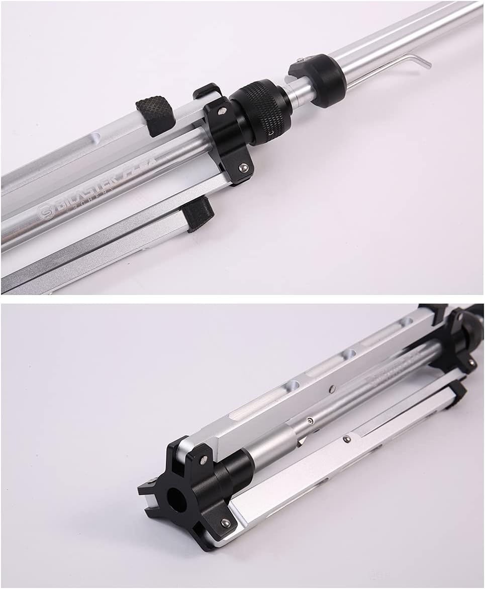 Bicaster Archery Bow Stand Full CNC Machined Aluminum Steel Heavy Duty