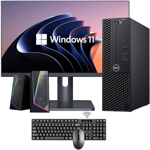 Dell Optiplex 3060 Desktop Computers Windows 11 Pro with 27