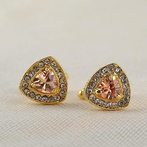 Jewelry Crystal Men's Enamel Shirts Cufflink Rhinestones French Cuff Gold Color Cufflinks (Color : A, Size #TOP4