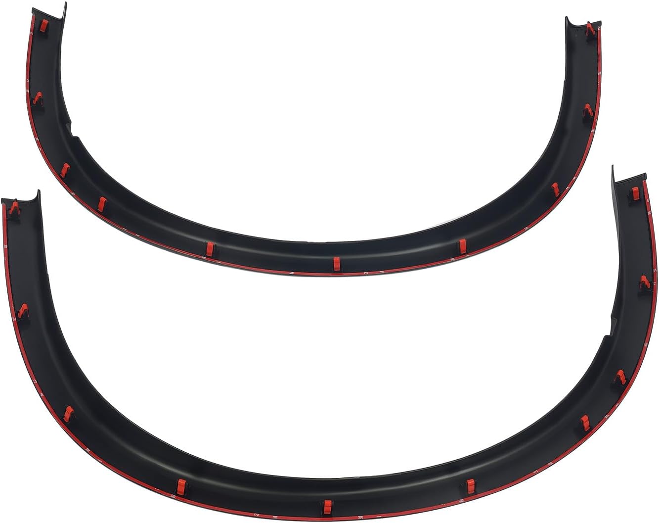 1 Pair Front Fender Flare Trims For 2020-2023 Mitsubishi Outlander Sport, 5220BA33, 5220BA34, Front Left&Right Side Wheel Flare Arch Molding Trim (Driver + Passenger Side)