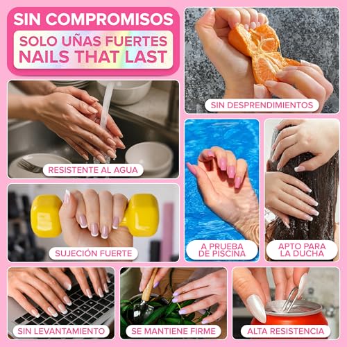 Miniatura 7 de Pegamento Uñas Postizas Súper Fuerte Para Uñas Puntas Y Acrílicas 8ml Nyk1 Nailbond Pegamento Para Uñas Postizas Extra Fuerte - Larga Duración, Máxima Resistencia, Aplicación Sin Ensuciar