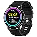 Smartwatch,Fitness Armbanduhr Mit Blutdruck Messgeräte,Pulsoximeter,Pulsuhren Fitness Uhr Wasserdicht IP68 Fitness Tracker Schrittzähler Uhr Für Damen Herren Smart Watch Für Ios Android Handy,Schwarz