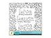 Living in Color Art Therapy Stretch Artist Canvas  Primed, 12in x 12in, Color your own beautiful design on Canvas, Live Love Laugh