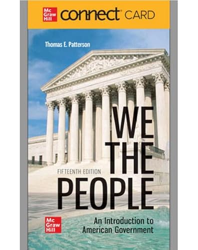 Connect Access Code Card for We the People, 15th edition