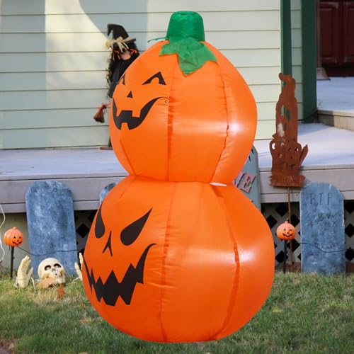 3.5feet Halloween Inflatable Blow up Pumpkin Indoor Decorations - image 7