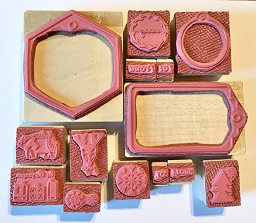 Christmas Gift Tag Rubber Stamps, Make Your Own #TOP1
