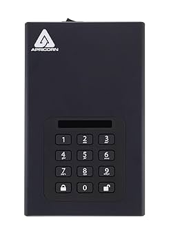 Apricorn(アプリコーン)　A25-3PL256-S2000(R2) Apricorn アプリコーン 外付けHDD Aegis Padlock USB 3.0
