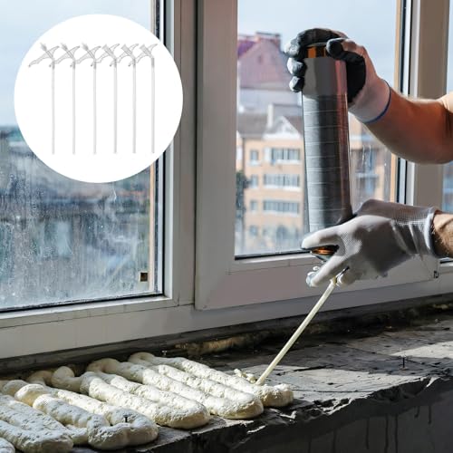 Image of 20PCS Clear Spray Foam Tube, Plastic Tube-Nozzle Foam for DIY Spraying, Spray Foaming Tubes Nozzle for Filling Gaps, Insulating, and Sealing Various Surfaces