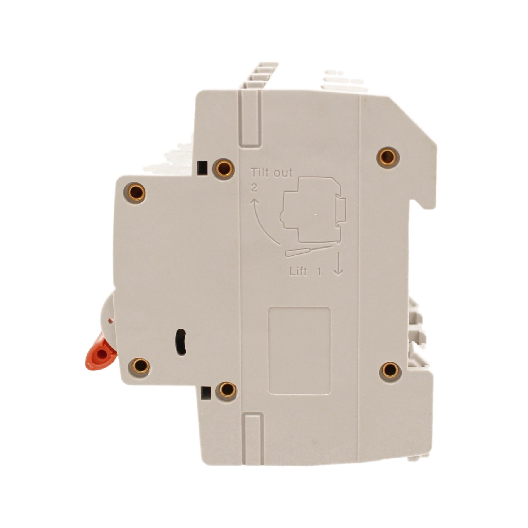 4 Stück Leitungsschutzschalter 63 A, MCB dreiphasig Kurve B 4P 6 KA, 380 V, 4 DIN-Modul