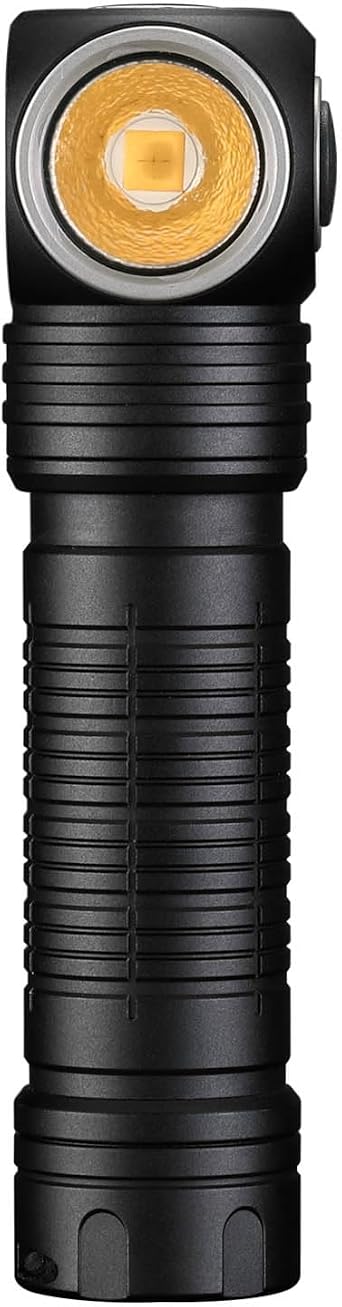 SKILHUNT H300 Magnetic USB Rechargeable Headlamp Flashlight Hands-Free Waterproof Angle Work Light for Running, Camping, Hiking, Caving Black, H300R F50S High CRI