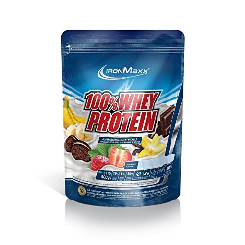 Preisvergleich Produktbild Ironmaxx 100% Whey Protein (500g, Banane-Yoghurt)