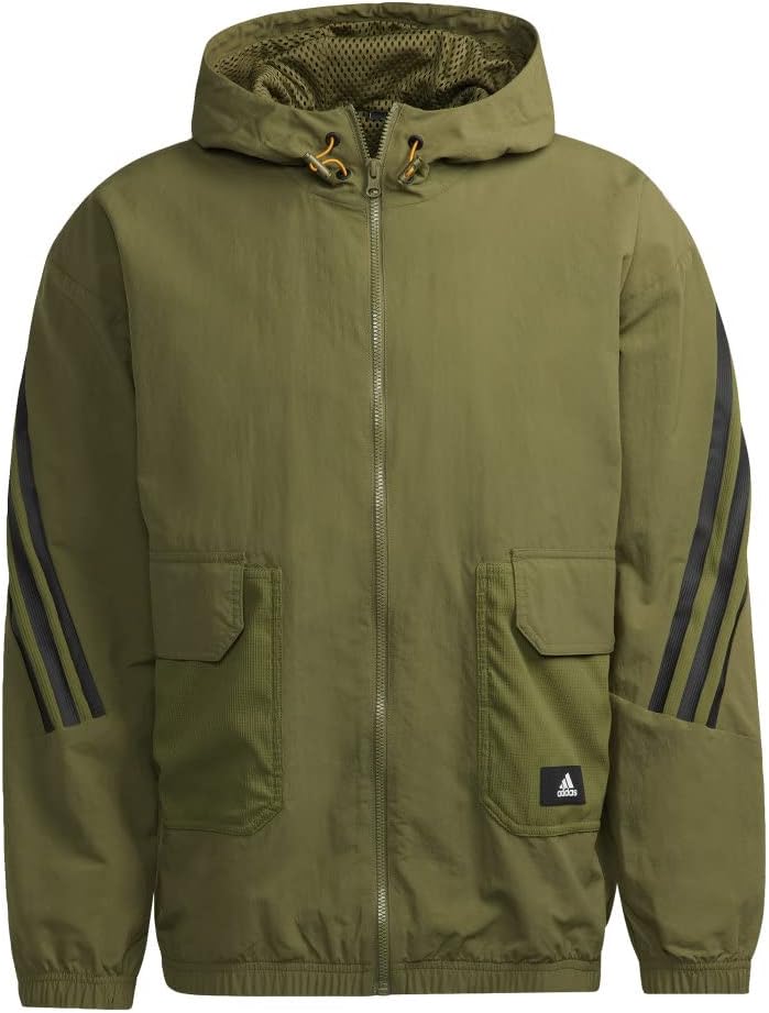 olive green adidas jacket mens